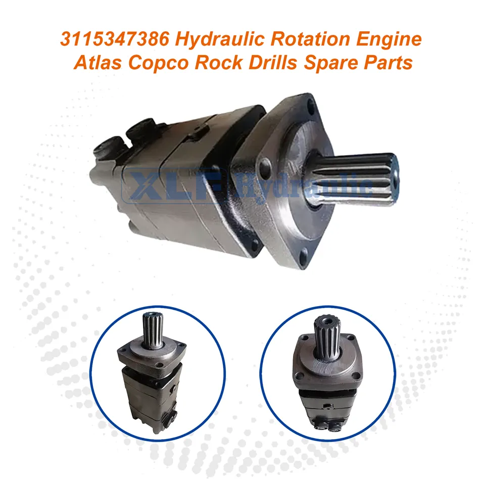 Atlas Copco 3115347386 - Ağır Hizmet Tipi Hidrolik Döner Motorlu Kaya Delici Yedek Parça